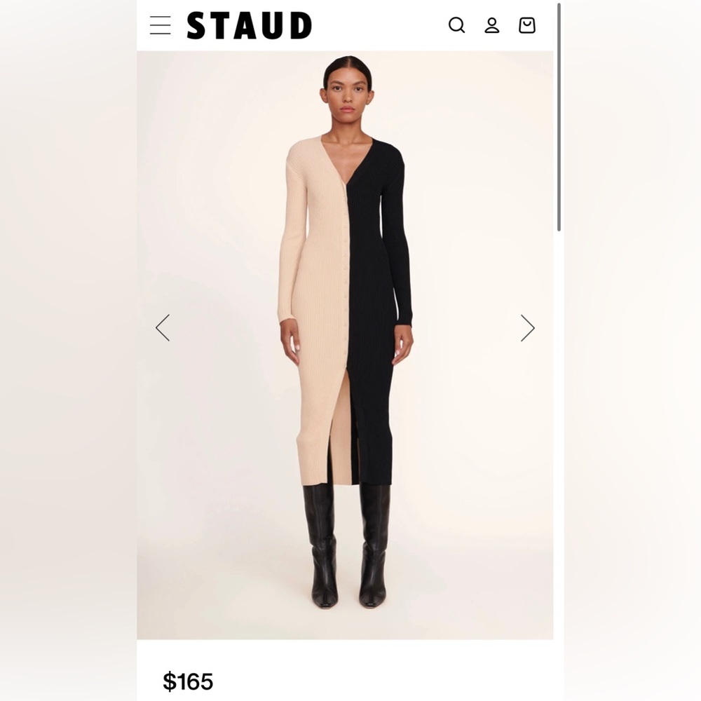 Staud - SHOKO SWEATER BUFF BLACK